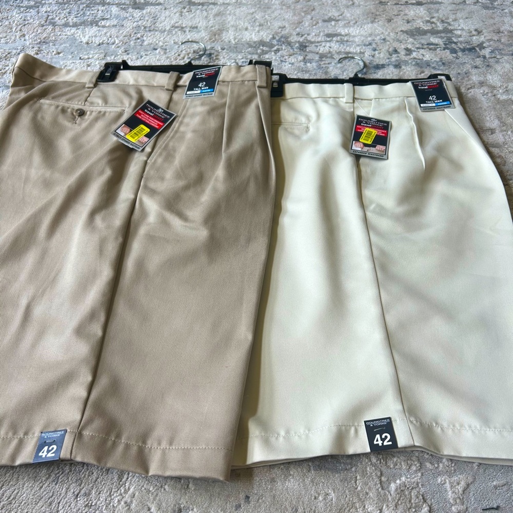 BRAND NEW ROUNDTREE AND YORKE TALL MENS SHORTS
